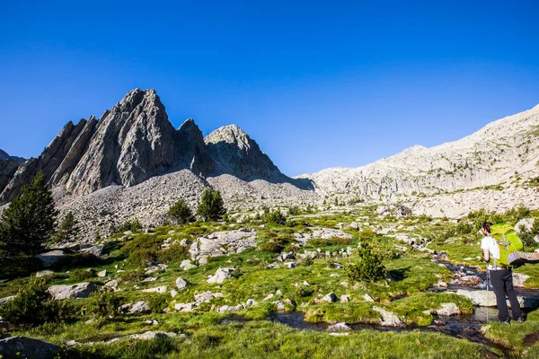 Summer Landscape Posets Maladeta Nature Park Spain — Fotografia de Stock