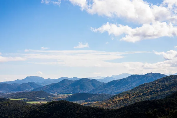 Autunno Rocabruna Alta Garrotxa Spagna Settentrionale — Foto Stock