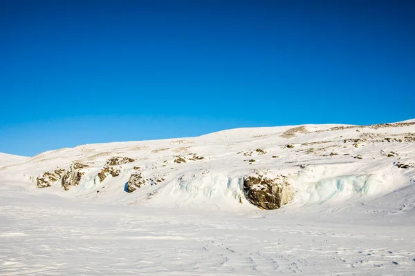Χιονοδρομική Αποστολή Στο Εθνικό Πάρκο Dovrefjell Νότια Νορβηγία — Φωτογραφία Αρχείου