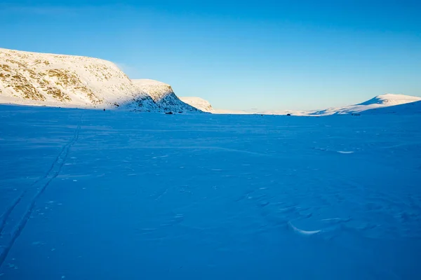 Winter Landscape Dovrefjell National Park South Norway — 스톡 사진