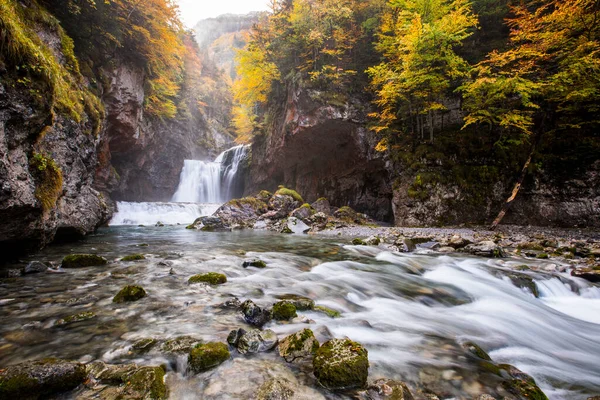 Automne Ordesa Parc National Monte Perdido Espagne — Photo