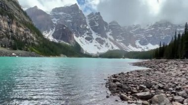Summer landscape in Moraine lake, Banff National Park, Canada