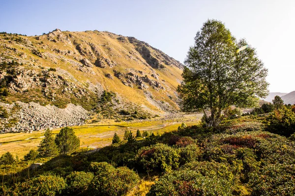 Mountain Landscape Campcardos Valley Cerdanya Pyrenees France — Fotografia de Stock
