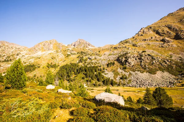 Mountain Landscape Campcardos Valley Cerdanya Pyrenees France — Fotografia de Stock