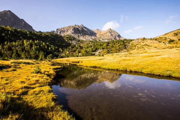 Mountain Landscape Campcardos Valley Cerdanya Pyrenees France — Fotografia de Stock