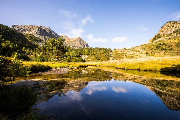 Mountain Landscape Campcardos Valley Cerdanya Pyrenees France — 图库照片