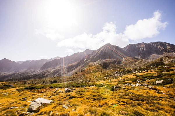 Mountain Landscape Campcardos Valley Cerdanya Pyrenees France — Fotografia de Stock