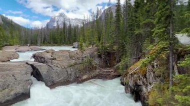Summer in Natural Bridge, Yoho National Park, Canada