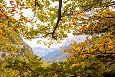 Sonbahar Ordesa ve Monte Perdido Ulusal Parkı, İspanya