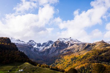 Somport, Pireneler, Fransa 'da Sonbahar