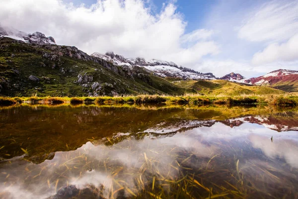 Autumn Aguas Tuertas Valle Echo Spain — Foto Stock