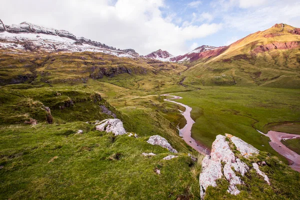 Herbst Aguas Tuertas Valle Echo Spanien — Stockfoto