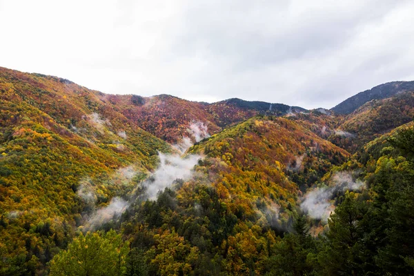 Outono Ordesa Parque Nacional Monte Perdido Espanha — Fotografia de Stock