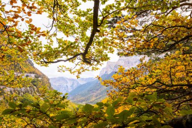 Sonbahar Ordesa ve Monte Perdido Ulusal Parkı, İspanya