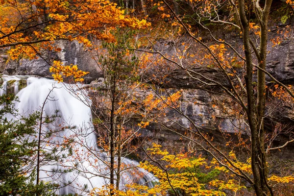 Hösten Ordesa Och Monte Perdido Nationalpark Spanien — Stockfoto
