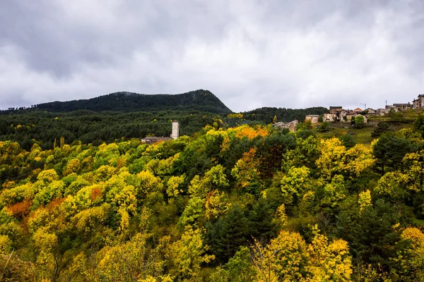 Herbst Ordesa Und Nationalpark Monte Perdido Spanien — Stockfoto