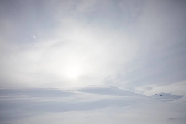 Winter Landscape Dovrefjell National Park South Norway — Foto Stock