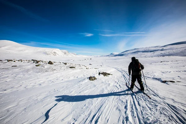 Ski Expedition Dovrefjell National Park South Norway — Photo