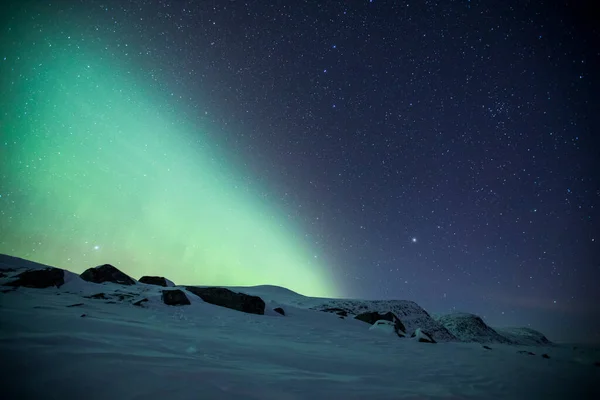 Northern Lights Reinheim Cabin Dovrefjell National Park South Norway — Stockfoto