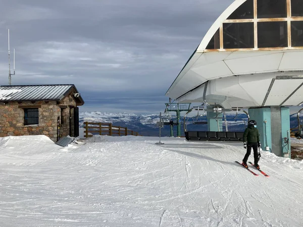 Masella スペイン 2020年12月14日 スペイン ピレネー山脈の保護マスク付きスキー — ストック写真