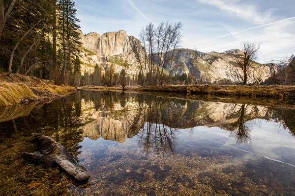 Hiver Dans Parc National Yosemite États Unis Amérique — Photo