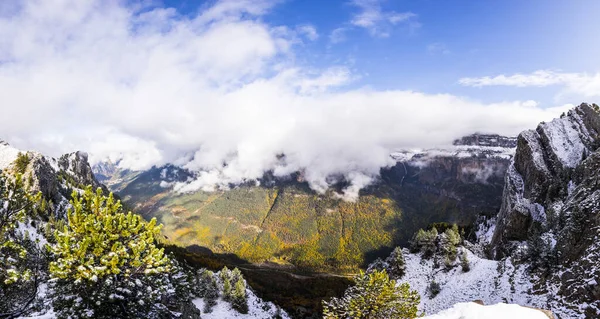 Autumn Ordesa Monte Perdido National Park Spain — Stock Photo, Image