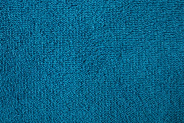 Imagem Macro Tecido Veludo Azul Textura Microfibra — Fotografia de Stock