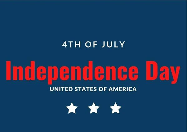Šťastný 4. červenec. Den nezávislosti Spojených států, 4. července. — Stock fotografie