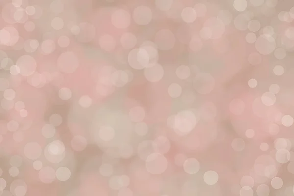 Abstract Kerstvakantie Roze Beige Bokeh Wazig Achtergrond Textuur Behang Ontwerp — Stockfoto