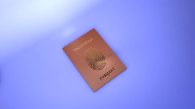 covid aşılama parmak izi güvenlik pasaport 3D oluşturma