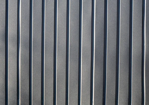 Närbild Bild Metall Profil Staket För Bakgrund — Stockfoto