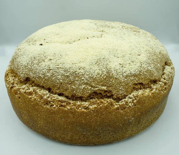 Fresh Vegan Bread Isolated Background — Stockfoto