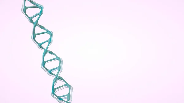 Structure Adn Double Hélice Icône Adn Isolée Sur Fond Science — Photo