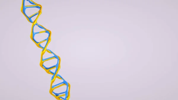 Estrutura Dupla Adn Hélice Ícone Dna Isolado Fundo Ciência Médica — Fotografia de Stock