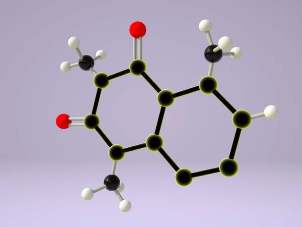 Cafeïne Concept Model Weergave Illustratie — Stockfoto