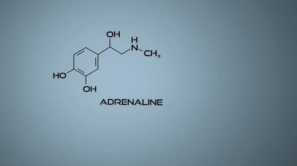 Schema Chimico Adrenalinico Sfondo — Foto Stock