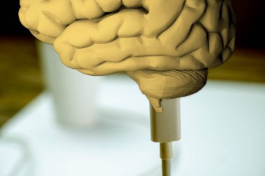 Kafein konsepti 3D model resimleme