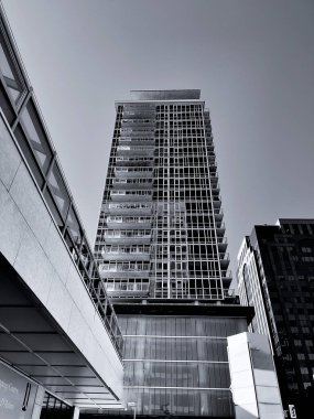 Sonbahar gününde şehir manzarası