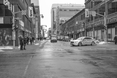 Ottawa, Kanada 'da Kamyoncular Özgürlük Yürüyüşü