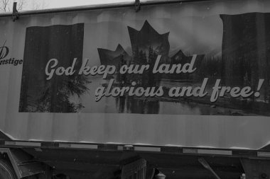 Ottawa, Kanada 'da kamyoncular özgürlük protestosu