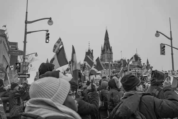 Ottawa Truckers Freedom Rally — Stock Photo, Image