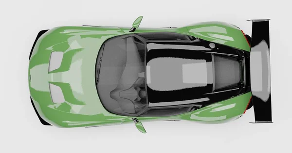 Рендеринг Aston Martin Vulcan Изолированном Фоне — стоковое фото
