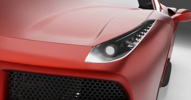 Ferrari 488 GTB 'nin 3D görüntüsü