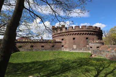 Doğu Prusya 'daki 19. yüzyıl Alman tahkimatları, şimdi Kaliningrad, Rusya (eski adı Konigsberg, Almanya)