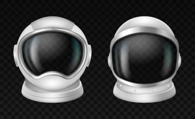 Uzay astronot kaskı, kozmonot maskesi, uzay giysisi başlığı. Uzay gemisi macera koruma elementi