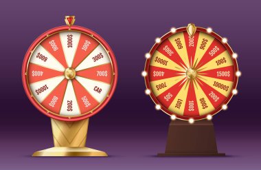 Gerçekçi 3D çarkıfelek, kumarhane eğlencesi ve kumar için şanslı rulet