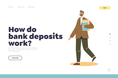 Banka mevduat sayfası iş adamıyla birlikte mali danışman ile istişare için yürür