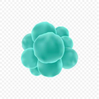 İzole probiyotik bakteri, virüs, mikrop ve mikroorganizma. Gerçekçi gonococcus