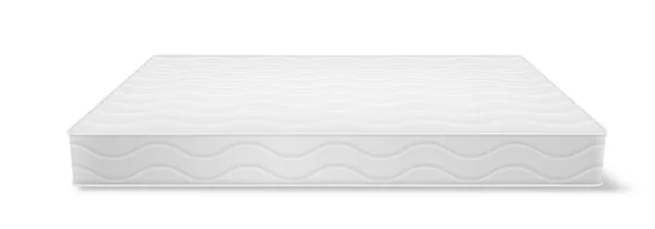 Orthopedic mattress realistic. High quality modern sprung latex, foam and soft bed for sleep —  Vetores de Stock