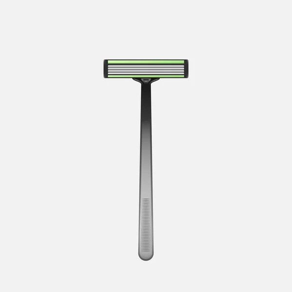 Razor Blade Shave Male Isolated Icon Disposable Accessory Clean Male — Stock vektor